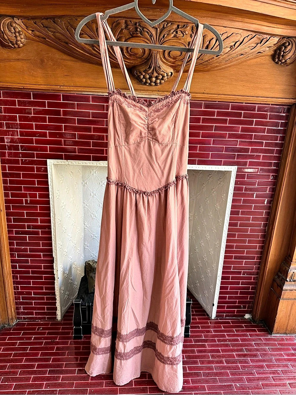 American Eagle Pink Maxi Dress
